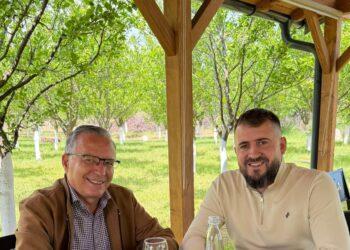Mërgim Lushtaku publikon mesazh me Bedri Hamzën: “Kryeministri në ardhje”