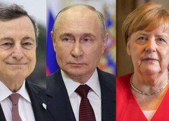 FT: BE shqyrton Merkelin dhe Draghin si emisarë për negociata të mundshme me Putinin për Ukrainën