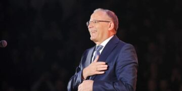 Bedri Hamza sot mban konferencë për media.
