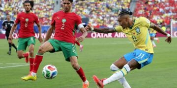 Botërori 2026: Maroku ndal Brazilin në barazim 1-1, Vinicius shpëton “Seleçaon” në New Jersey