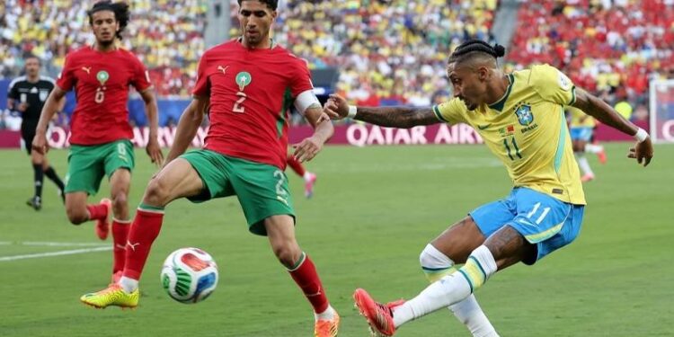 Botërori 2026: Maroku ndal Brazilin në barazim 1-1, Vinicius shpëton “Seleçaon” në New Jersey