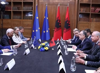 Begaj pret Presidentin e Këshillit Evropian, thekson përkushtimin e Shqipërisë për integrimin në BE