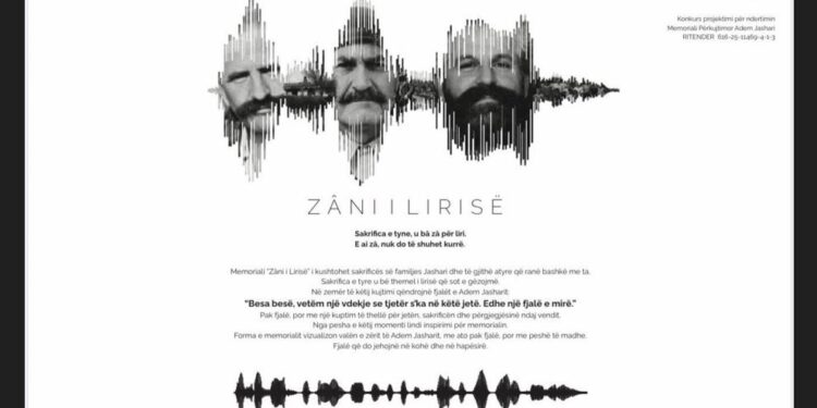“Rama në ‘Memorialin Adem Jashari’: Zëri i komandantit do të kumbojë në zemrat e Kosovës”.