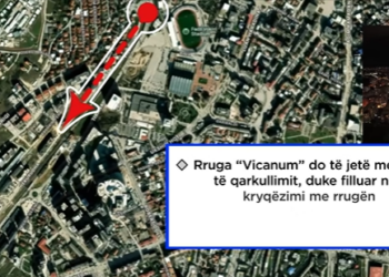 Rikthehet qarkullimi i mëparshëm në disa rrugë të Lakrishtes, njofton Kryeqyteti Prishtina