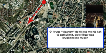 Rikthehet qarkullimi i mëparshëm në disa rrugë të Lakrishtes, njofton Kryeqyteti Prishtina
