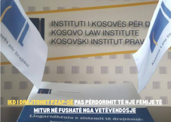 IKD i drejtohet PZAP-së pas përdorimit të një fëmije të mitur në fushatë nga Vetëvendosje.
