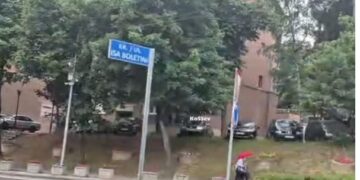 Hiqet tabela me emrin e Zoran Gjingjiqit, mbetet ajo e Isa Boletinit.