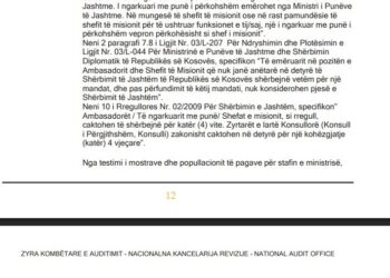 Skandali i pagave në diplomaci: 20 përfaqësi shkelin afatet ligjore, por pagat vazhdojnë.