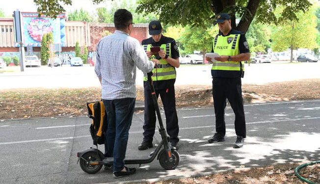 Policia nis aksion ndaj trotinetëve elektrikë, sekuestrime dhe gjoba për drejtuesit.