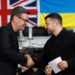 Burnham pret Zelenskyn në Londër, vizita e parë e një lideri të huaj pas marrjes së detyrës si kryeministër