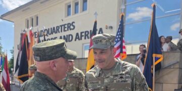 Jashari merr pjesë në ceremoninë e ndërrimit të komandës së USAREUR-AF, ritheksohet partneriteti strategjik FSK-SHBA