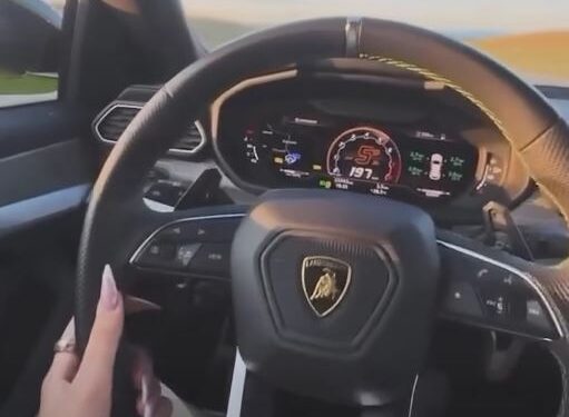 Kosovarja ‘fluturon’ me Lamborghini, kapet duke vozitur gati 200 km/h (VIDEO).