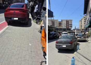 Parkime të parregullta në Prizren, Policia gjobit shoferët e denoncuar nga qytetarët.