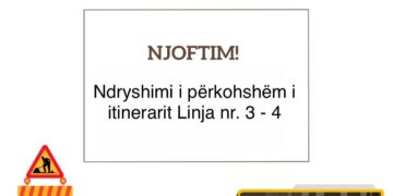 Trafiku Urban njofton për devijimin e linjave 3 dhe 4 në Prishtinë