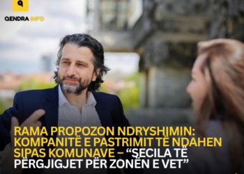 Rama propozon ndryshimin: Kompanitë e pastrimit të ndahen sipas komunave – “Secila të përgjigjet për zonën e vet”