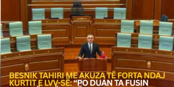 Besnik Tahiri me akuza të forta ndaj Kurtit e LVV-së: “Po duan ta fusin Kosovën në krizë identitare”.