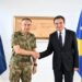 Kurti priti në takim komandantin e KFOR-it, diskutuan për situatën e sigurisë në Kosovë dhe rajon
