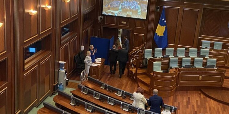 PDK rikthehet në sallën e Kuvendit, Reçica godet Kurtin: “Vandali s’mund t’ua marrë deputetëve mandatin”
