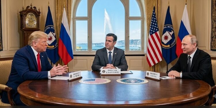 Ratcliffe propozon takim Trump-Putin-Zelensky në Moskë
