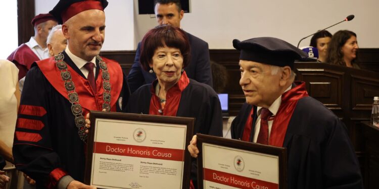 Universiteti i Prishtinës nderon me titullin “Doctor Honoris Causa” Joe dhe Shirley DioGuardi