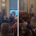 Mërgimtarët në zyrën e Haxhiut, Gërvalla u drejtohet atyre