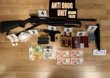 Operacioni “Muzgu” në Mitrovicë: Sekuestrohen kokainë, armë, municion dhe para