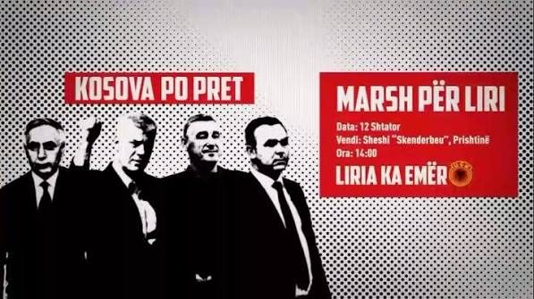 Sot mbahet “Marshi për Liri” në Prishtinë në mbështetje të ish-krerëve të UÇK-së