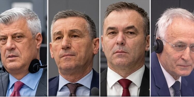 Haga dënon me 81 vite burgim katër ish-krerët e UÇK-së – nga 25 vite për Thaçin e Krasniqin
