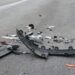 Pamje nga aksidenti fatal në Istog – një i vdekur dhe dy të lënduar.