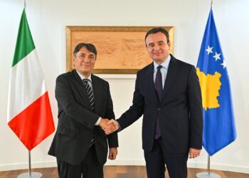 Kurti takon ambasadorin italian, kërkon mbështetjen e Italisë për statusin e Kosovës si vend kandidat në BE