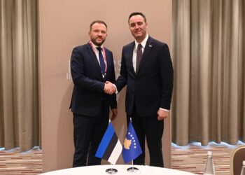 Konjufca takon ministrin e Jashtëm të Estonisë, në fokus integrimi evropian i Kosovës dhe siguria rajonale