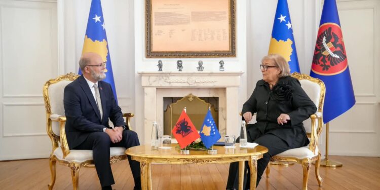 Shiroka-Pula takohet me ambasadorin e Shqipërisë, kërkon mbështetje për integrimin euroatlantik të Kosovës
